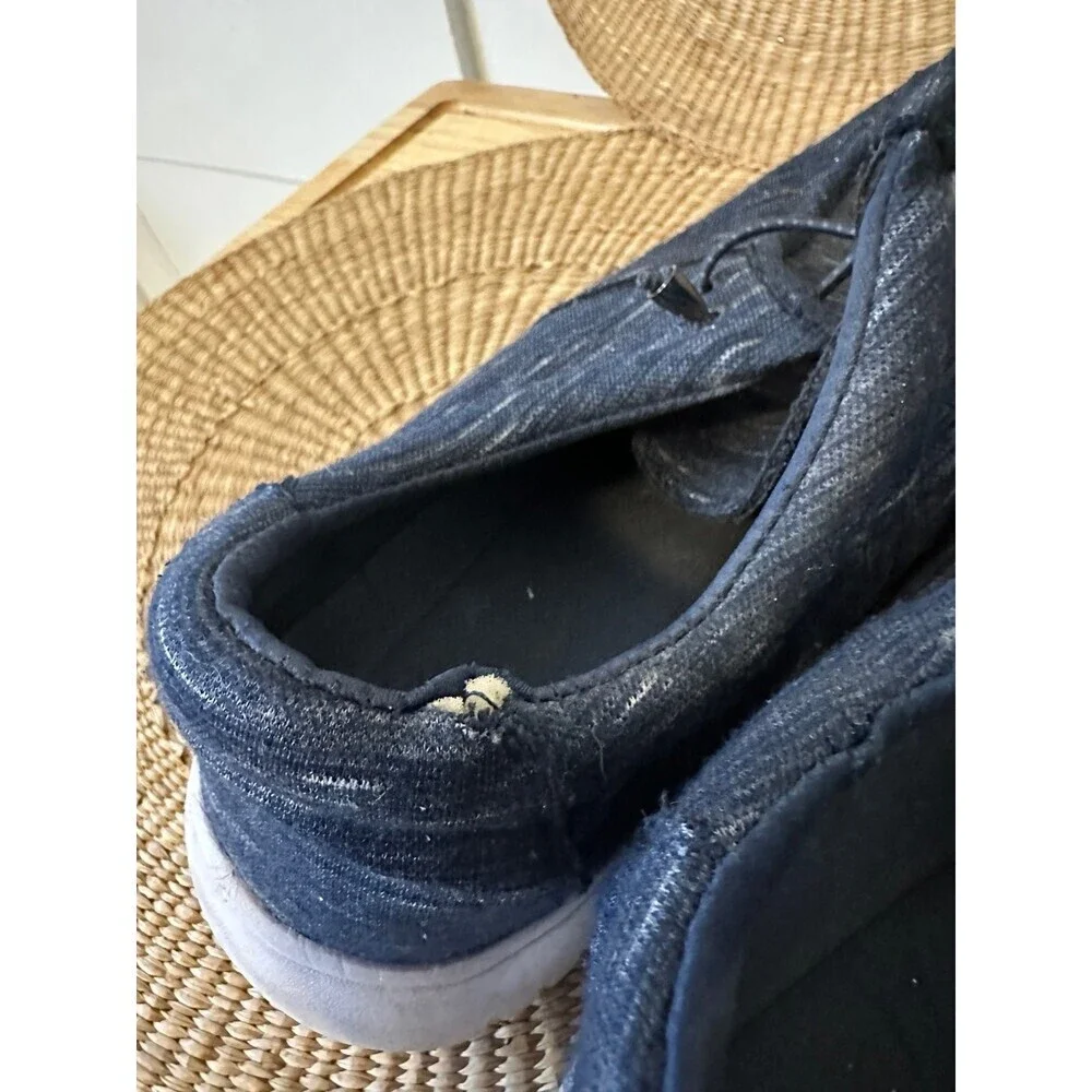 Men’s size 13 blue slip on shoes
